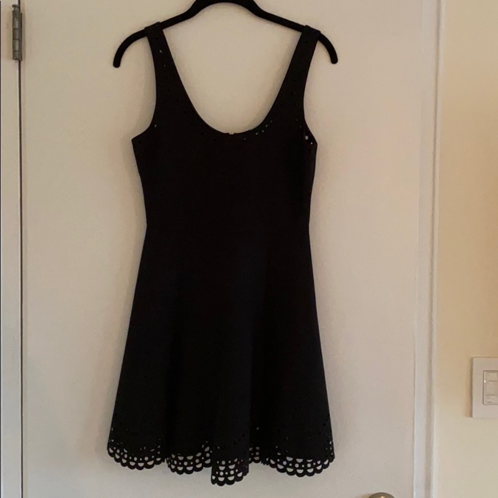 Elizabeth and James Black Mini Dress